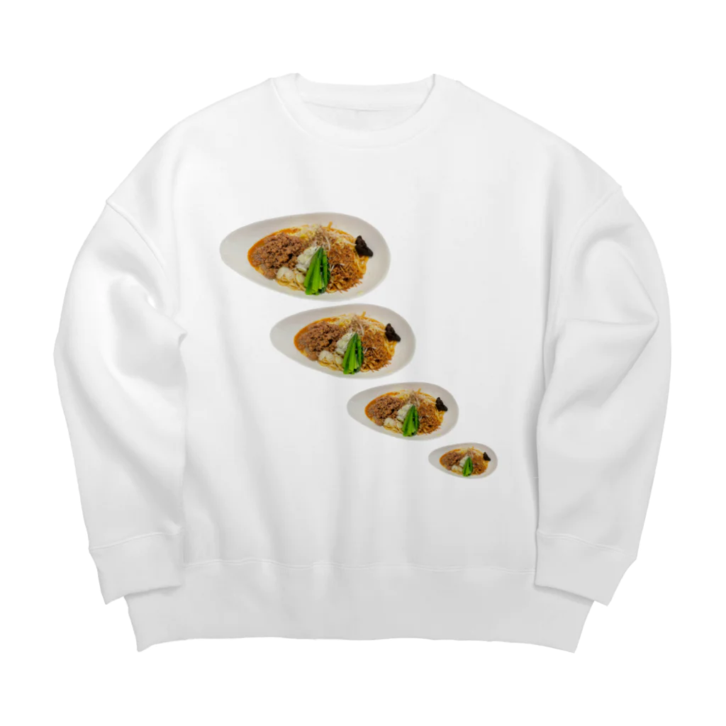 れんこんのタンタンタンタン麺 Big Crew Neck Sweatshirt