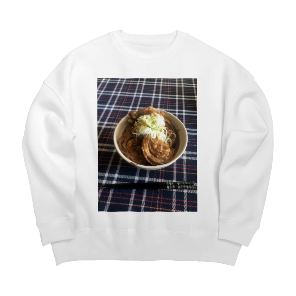 むらちの焼豚丼Tシャツ ビッグシルエットスウェット