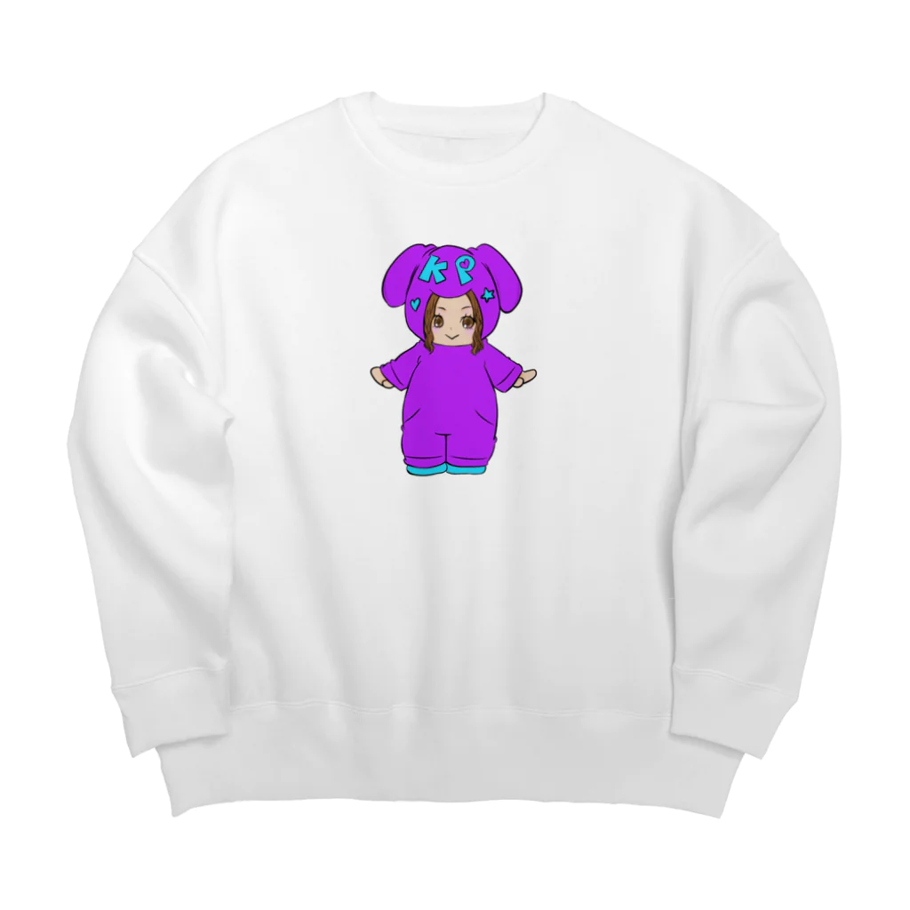 xしーちゃまxのしーちゃまグッズ Big Crew Neck Sweatshirt