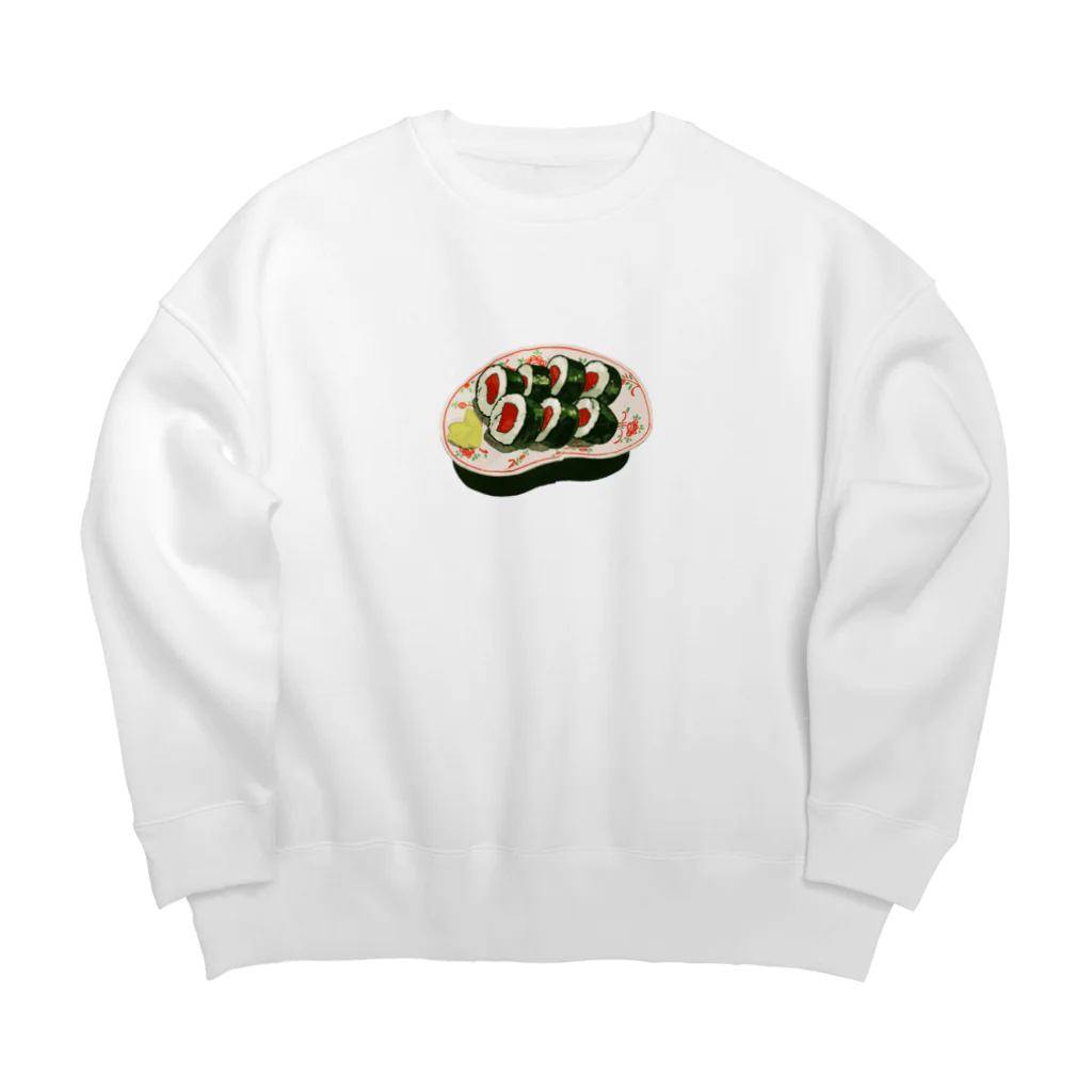 ｱｺﾞｳの鉄火巻き Big Crew Neck Sweatshirt