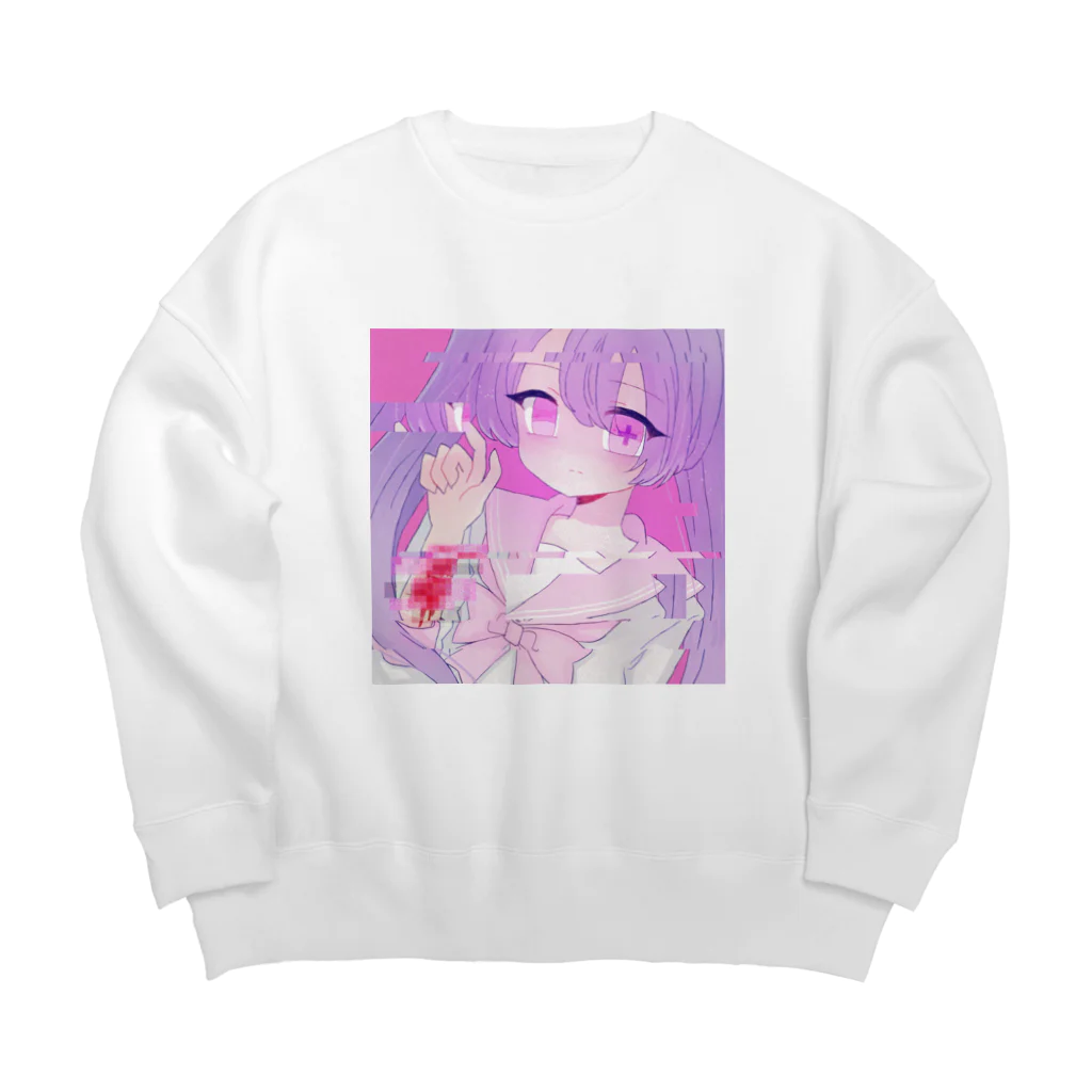 あくむ病院の病み子ちゃん Big Crew Neck Sweatshirt