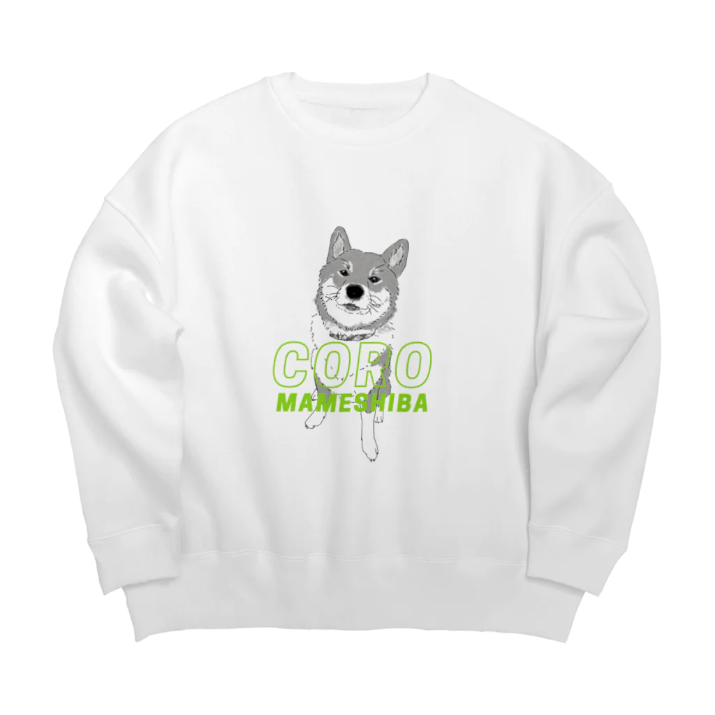 みんなのイッヌ！！のコロイラスト Big Crew Neck Sweatshirt