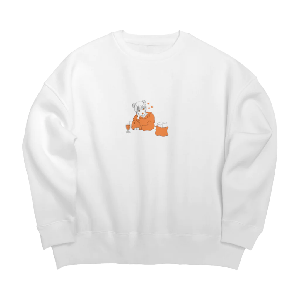 ぉょょ 部のMikan Big Crew Neck Sweatshirt