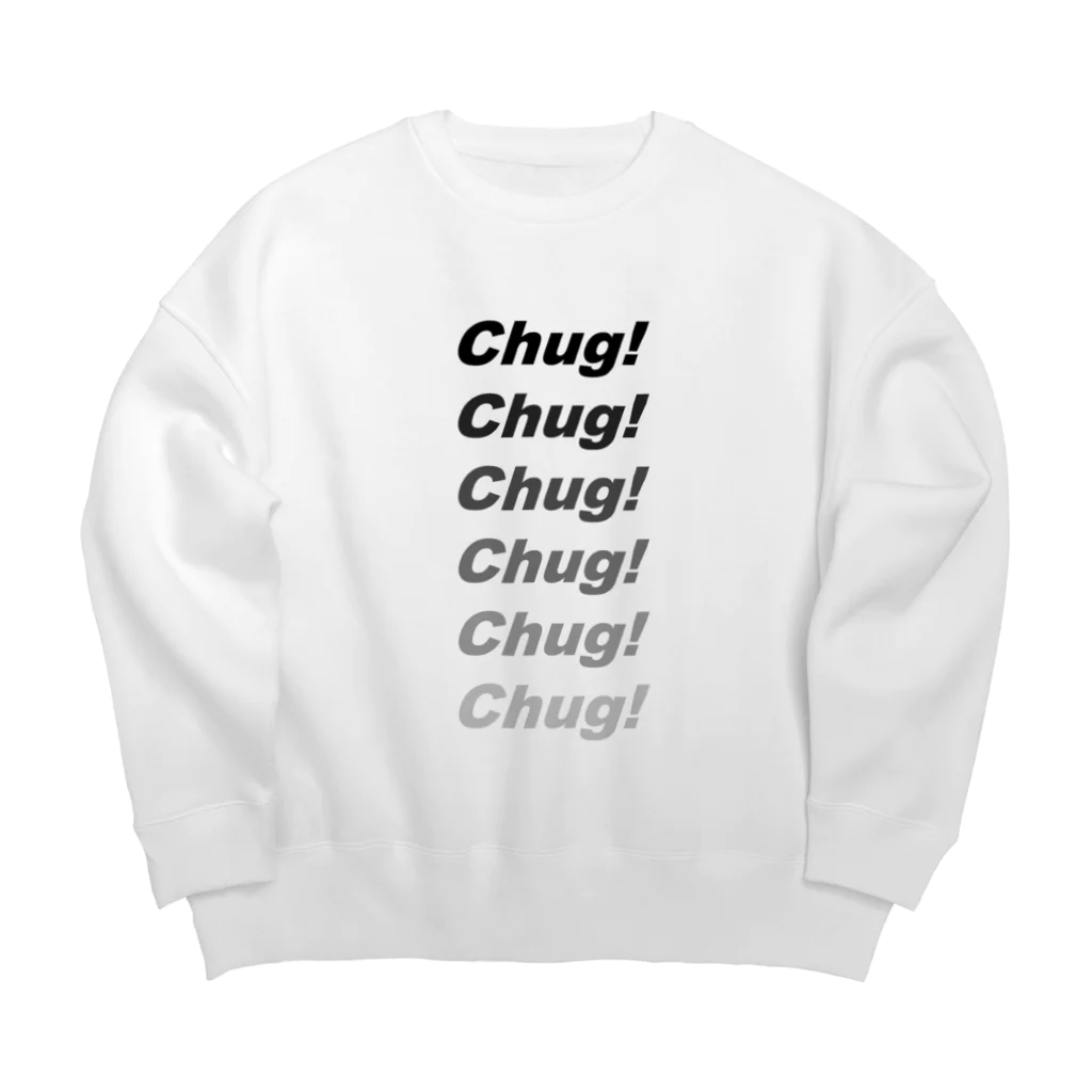 髙襟Bacchusのchug! Big Crew Neck Sweatshirt