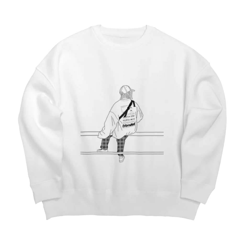 a_chibiのえもえもやん🤣 Big Crew Neck Sweatshirt