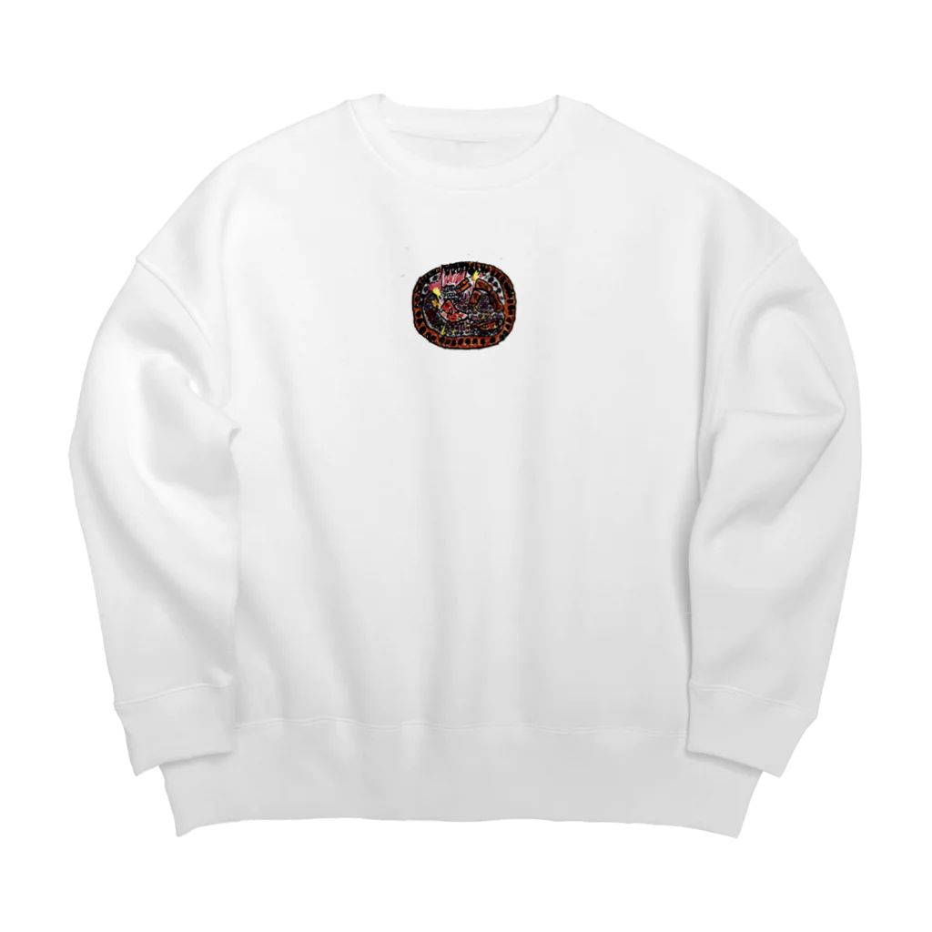 就労継続支援B型事業所ブレンドのヤキニク Big Crew Neck Sweatshirt