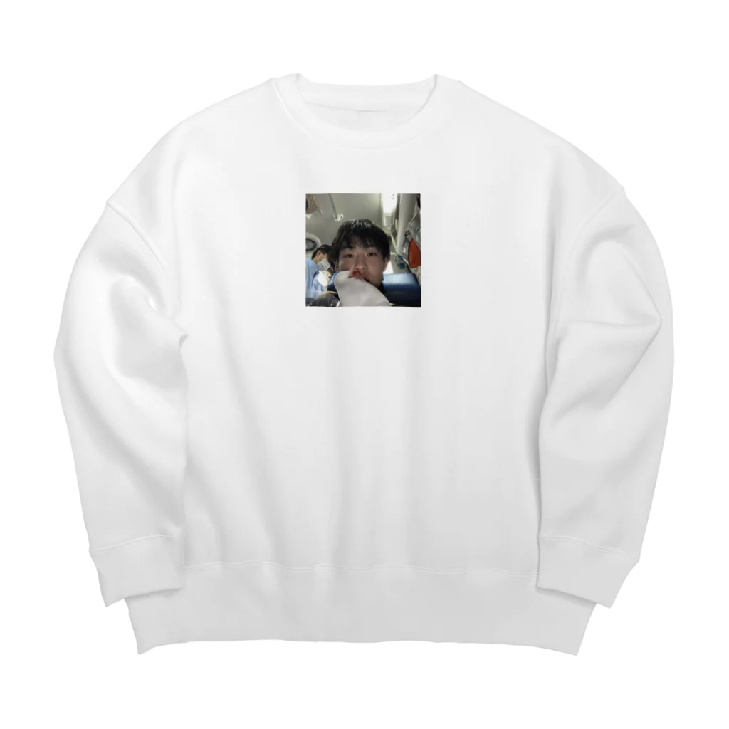 SunSetの歯抜けギャング Big Crew Neck Sweatshirt