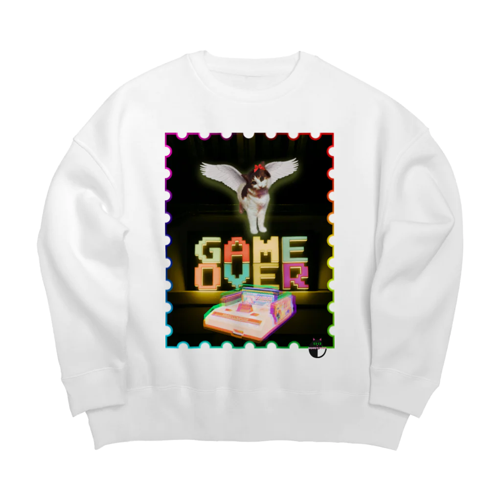 𝙈𝙊𝙈𝙊'𝙨 𝙎𝙝𝙤𝙥のGAME OVER Big Crew Neck Sweatshirt