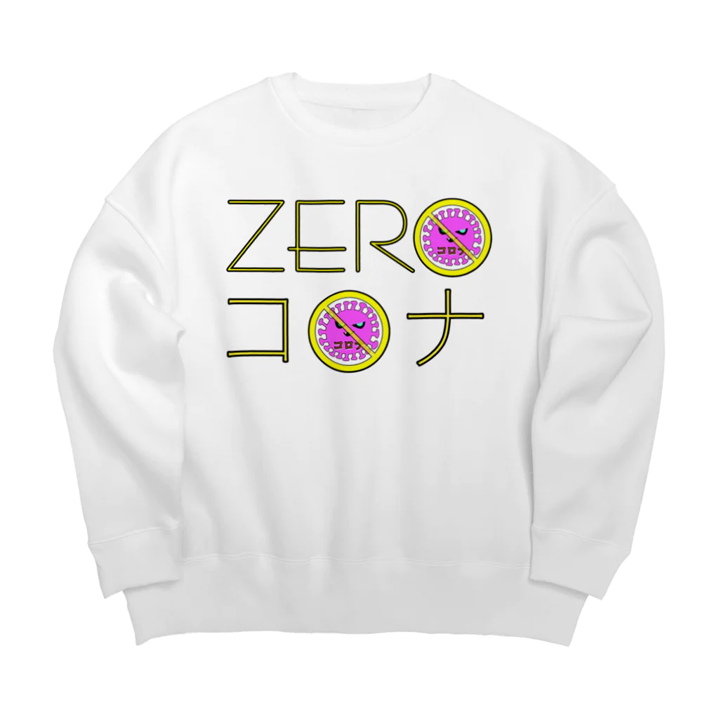 LalaHangeulのZeroコロナ Big Crew Neck Sweatshirt