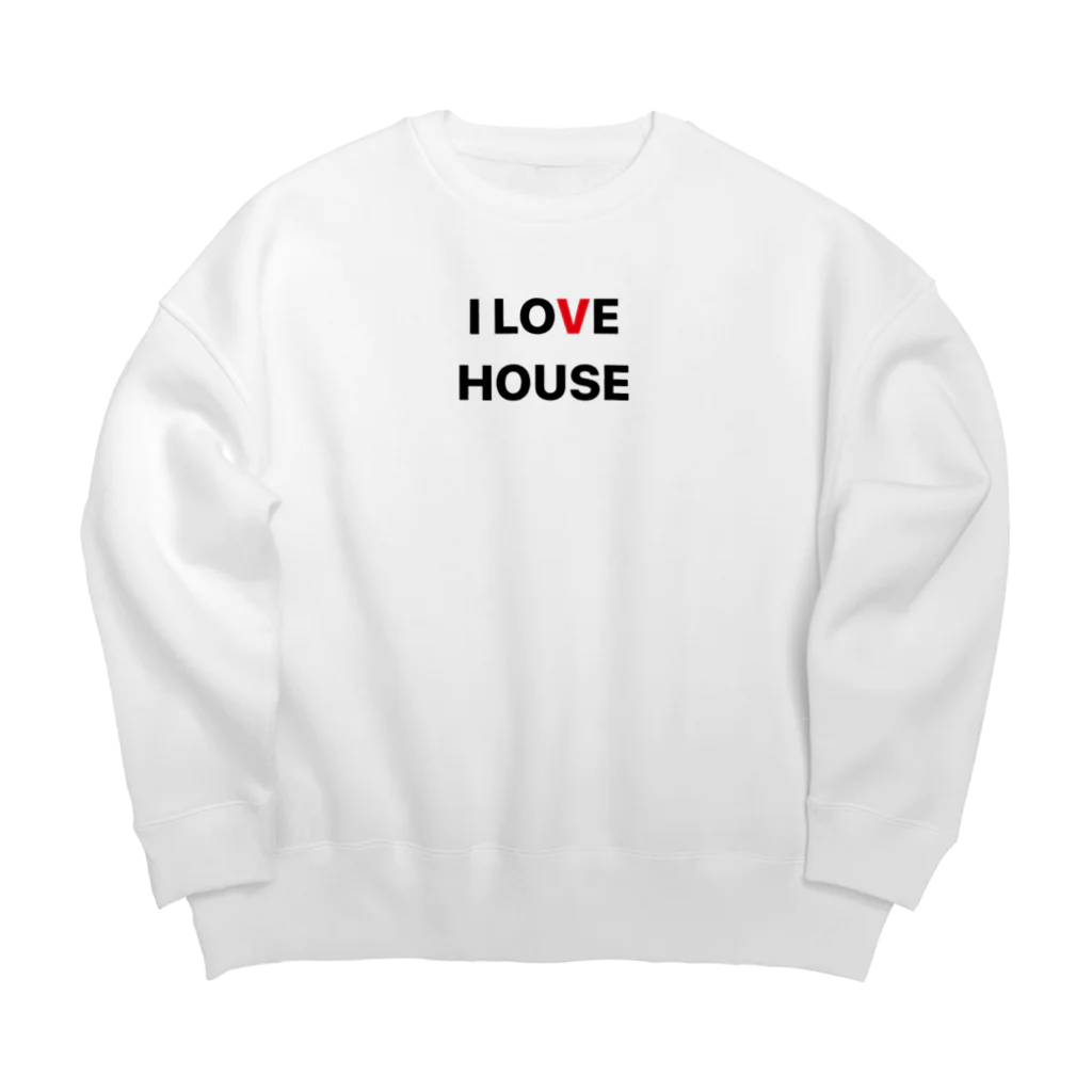 phot&type のI LOVE HOUSE ビッグシルエットスウェット