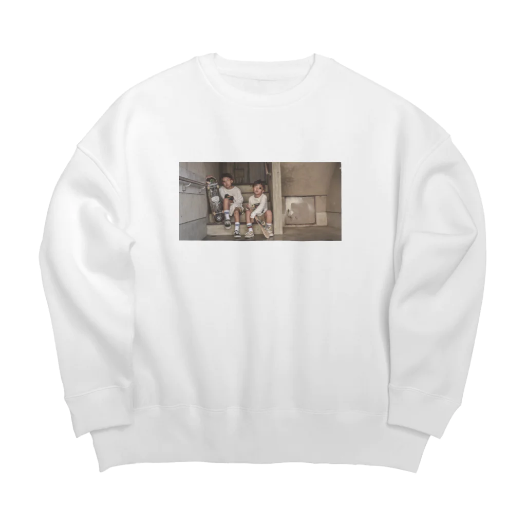 ムッちょのスケートぼーい Big Crew Neck Sweatshirt