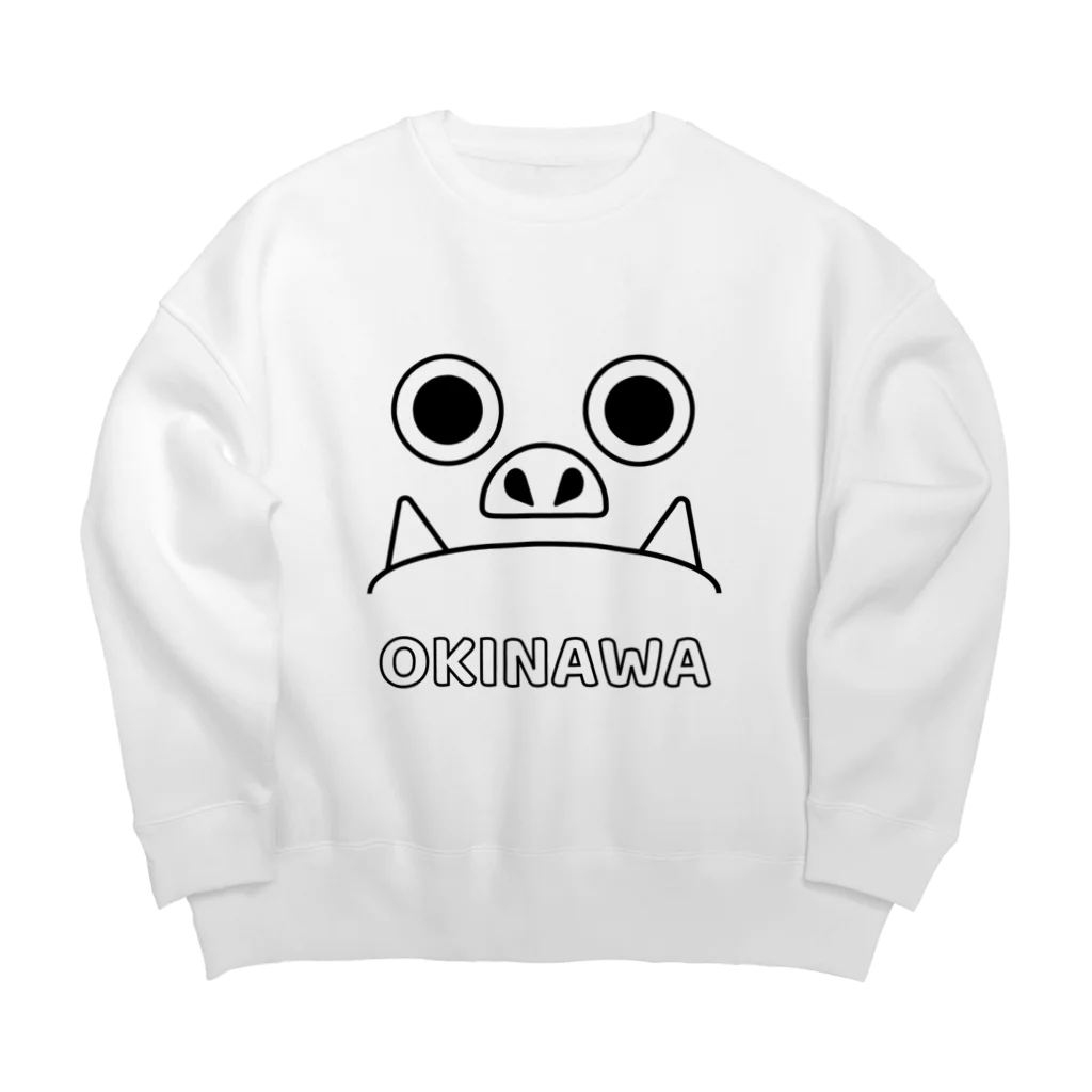 18BのOKINAWAくん Big Crew Neck Sweatshirt