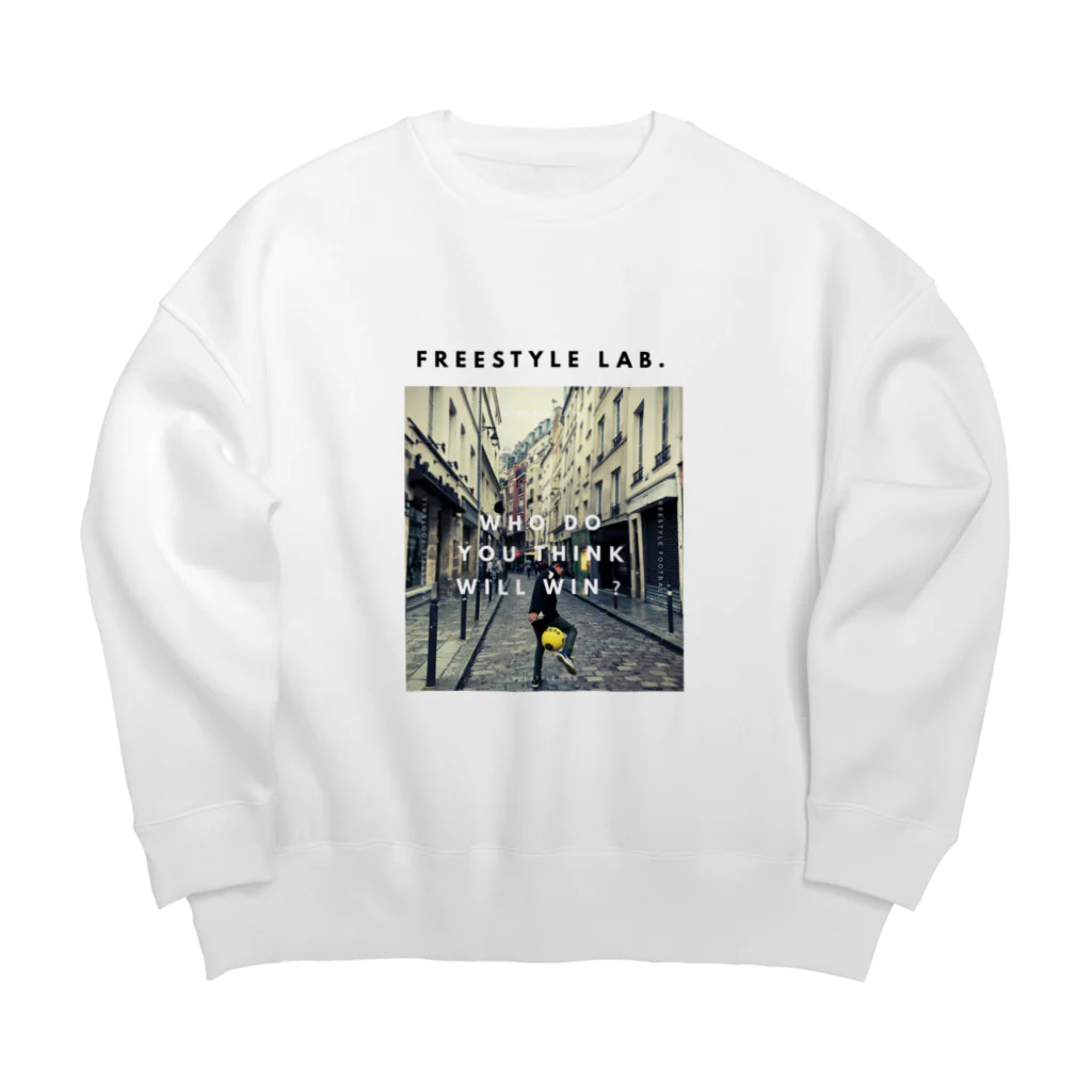 FREESTYLE LAB.のWho do you think will win? Big Crew Neck Sweatshirt