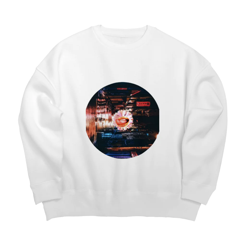 #カルペディエムの路地裏にいるアイツ Big Crew Neck Sweatshirt