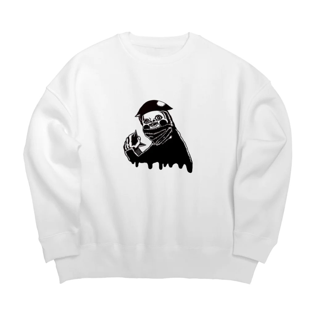 福ハナ夫（フクハナ商店）公式の忍ばず Big Crew Neck Sweatshirt