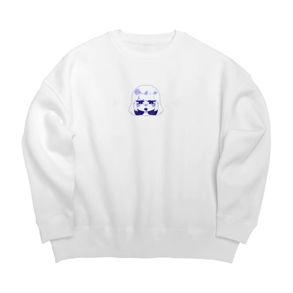 さこöの宇宙ちゃん Big Crew Neck Sweatshirt