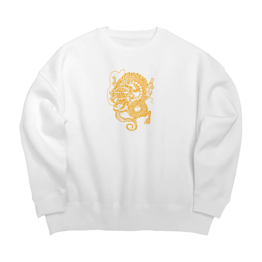 Skypeakのウィスキードラゴン Big Crew Neck Sweatshirt