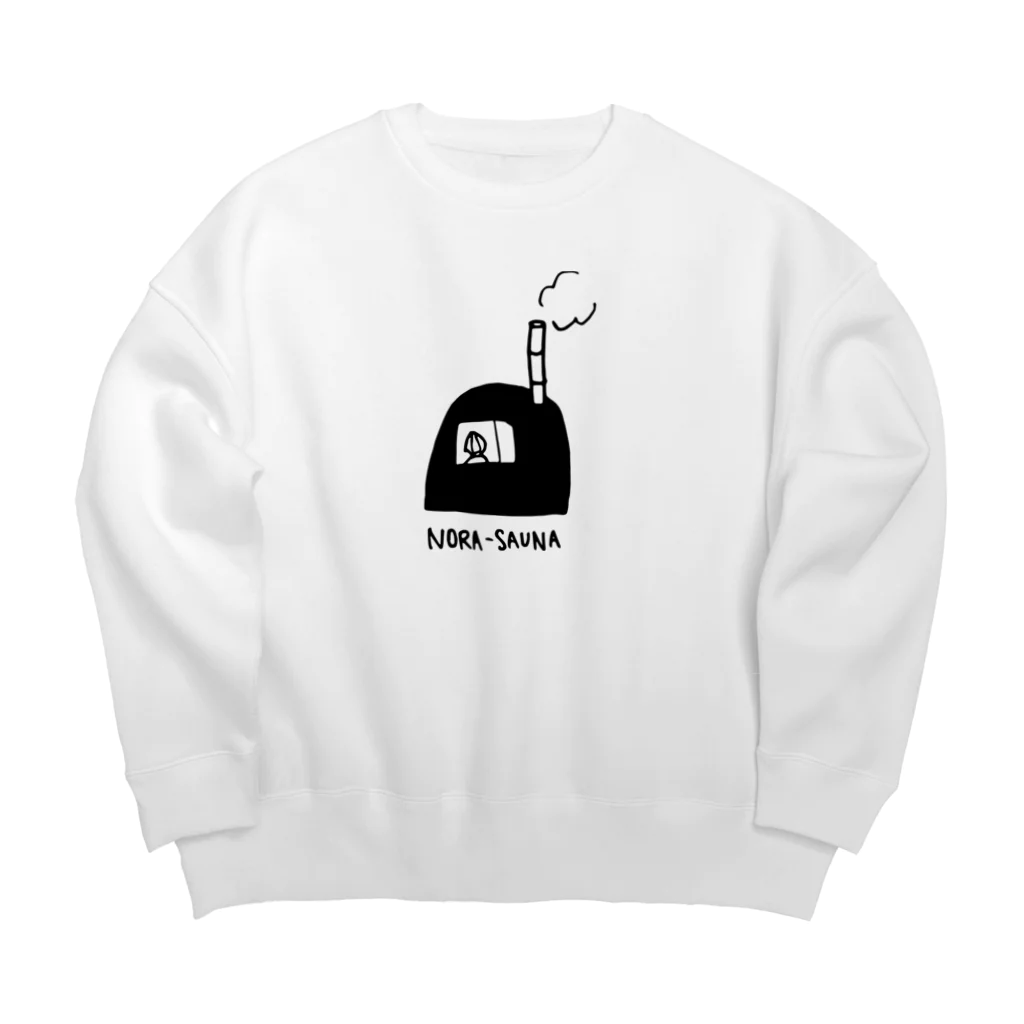 NORA-SAUNAの【絵柄大きめ背景抜け】NORA-SAUNA Big Crew Neck Sweatshirt