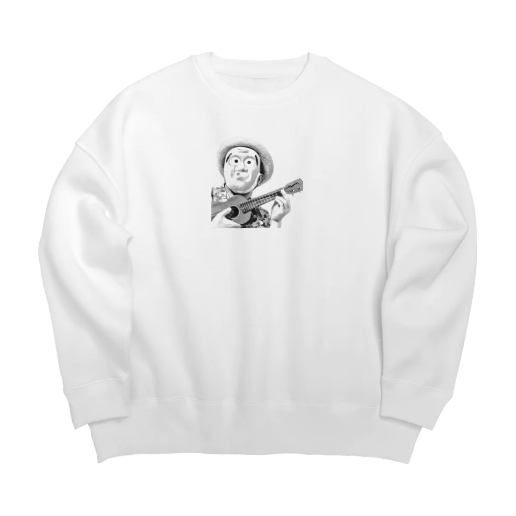 ひょっとこ太陽【GOZENKYU】のひょっとこ太陽ソロ Big Crew Neck Sweatshirt