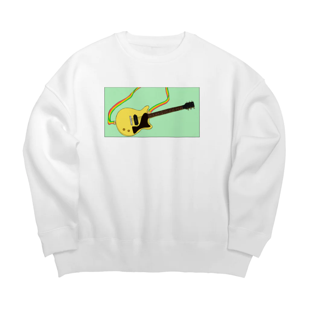 SASAMIのPlaying the Guitar Big Crew Neck Sweatshirt