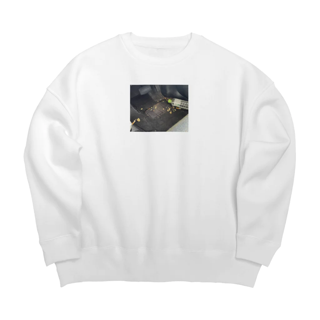 makkoi_officialの汚ったない Big Crew Neck Sweatshirt