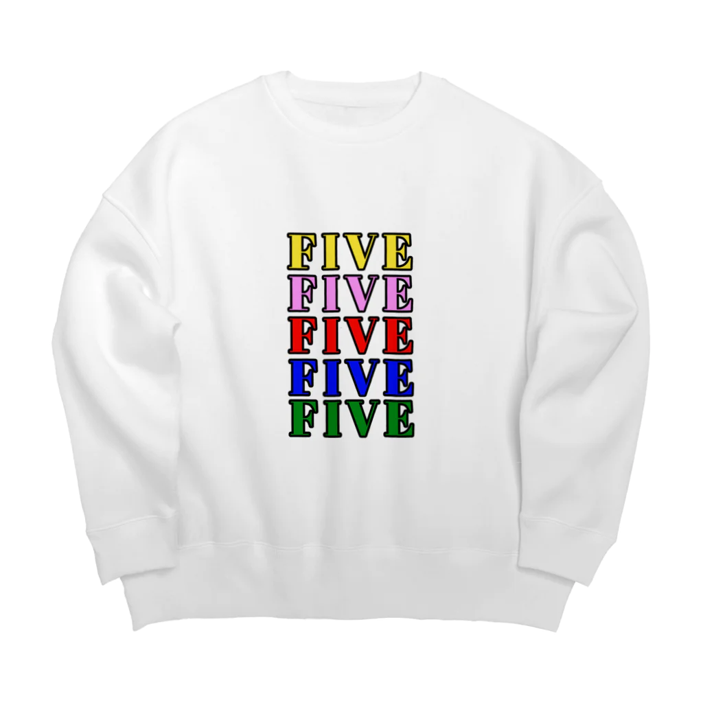 BANGのFIVE Big Crew Neck Sweatshirt