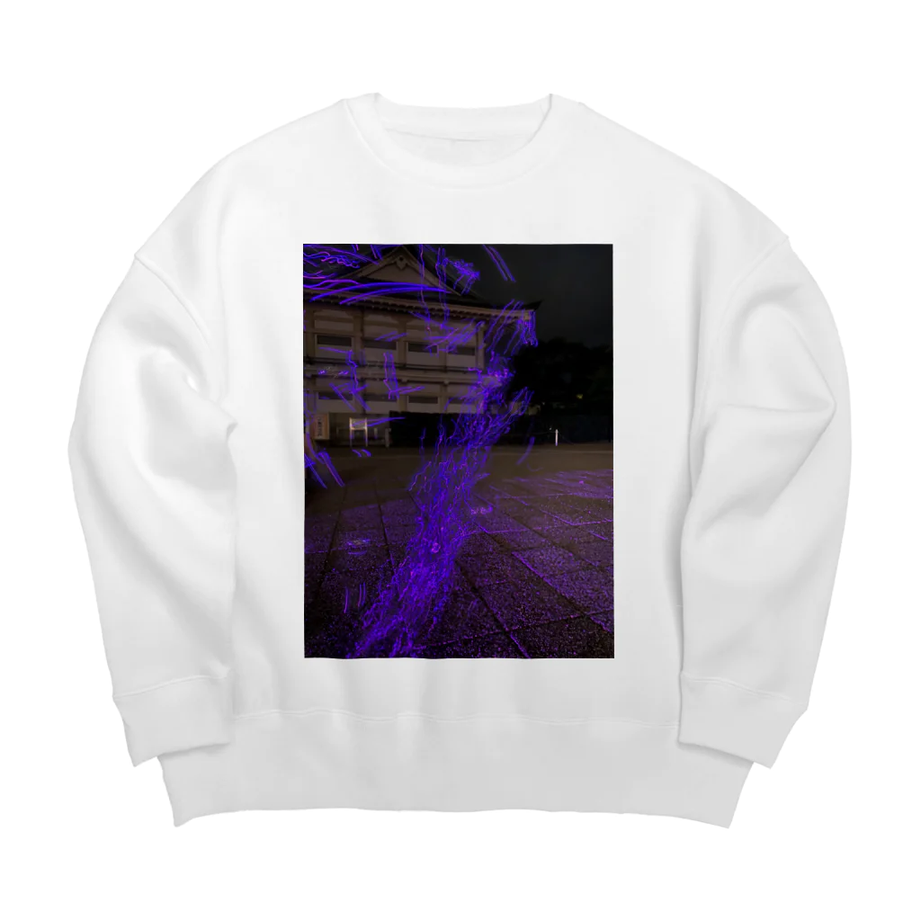 古都　仁のカゲロウ Big Crew Neck Sweatshirt