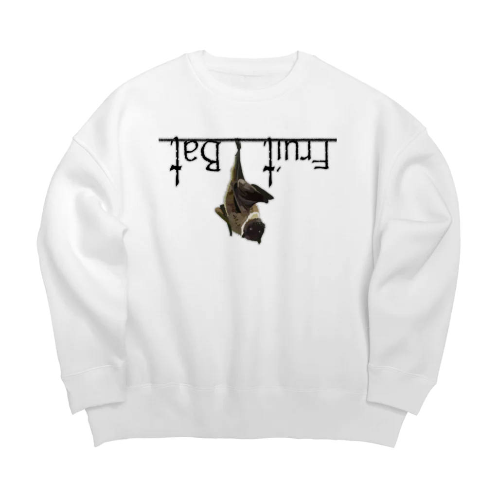 くいなの母の大蝙蝠 Big Crew Neck Sweatshirt