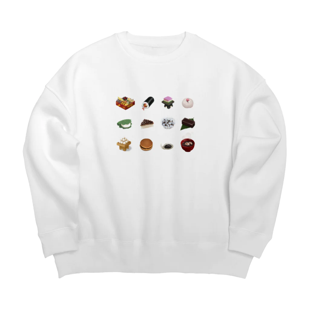 kurumiの季節の食べ物たち Big Crew Neck Sweatshirt