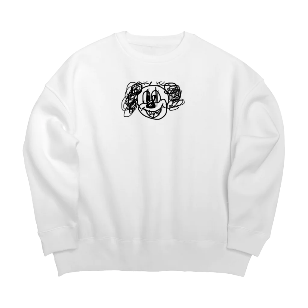 真夜中のさゆみ(千代丸)ちゃんのぺにーわいず Big Crew Neck Sweatshirt