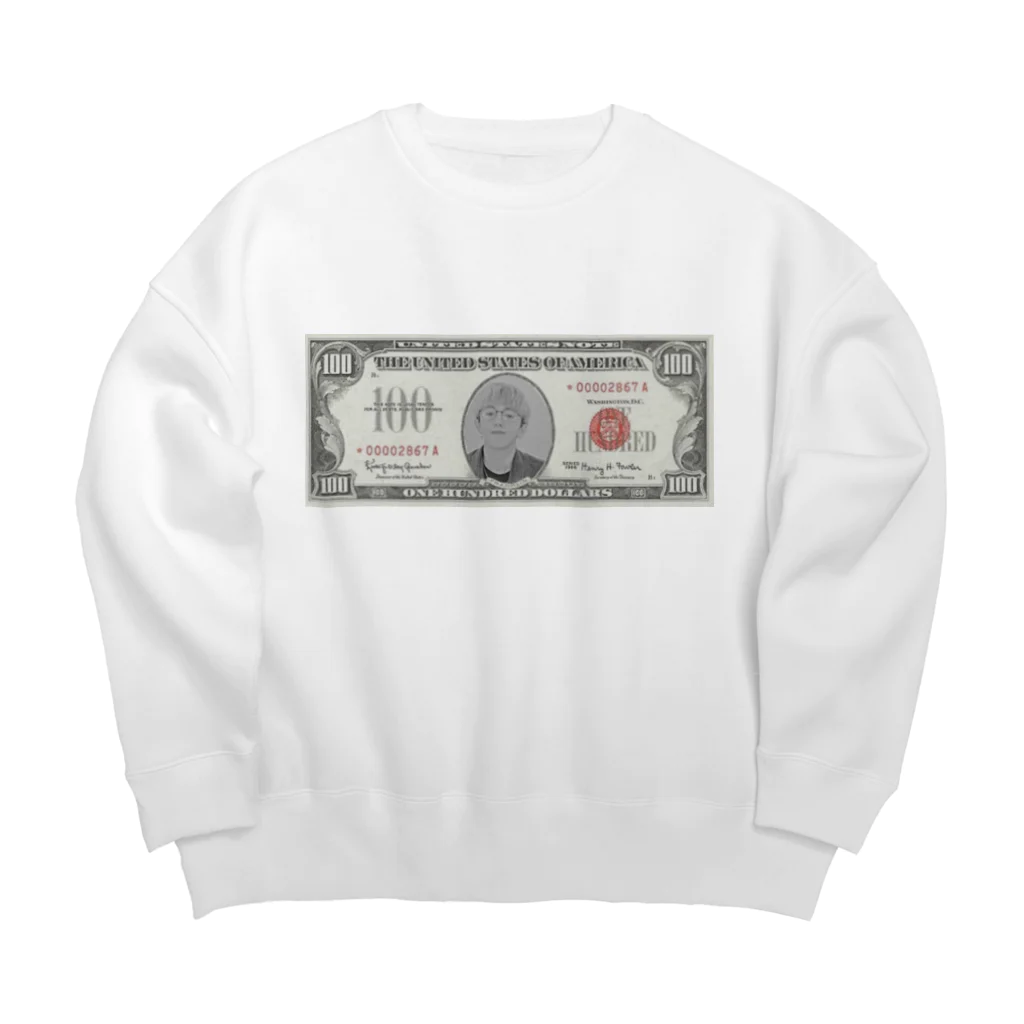 king_chag_mwctのMy money.!! Big Crew Neck Sweatshirt