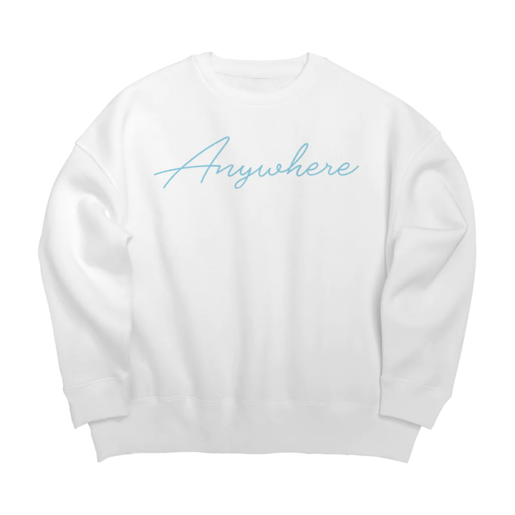 goodpatchanywhereのscript Big Crew Neck Sweatshirt