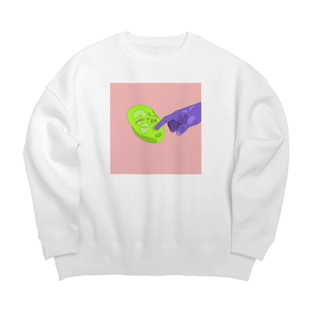 グラーーーーのちゅぱちゅぱ Big Crew Neck Sweatshirt