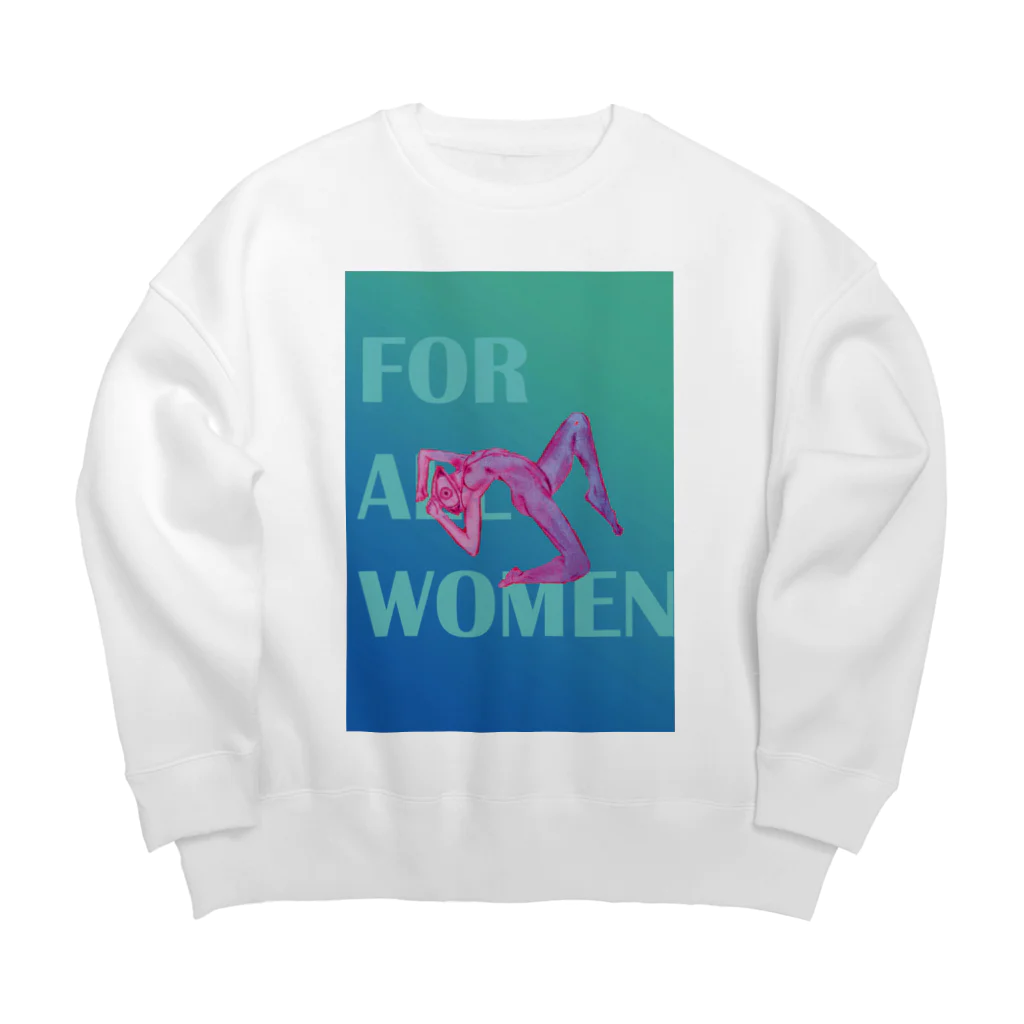 Yuta YoshiのAll for women1 Big Crew Neck Sweatshirt