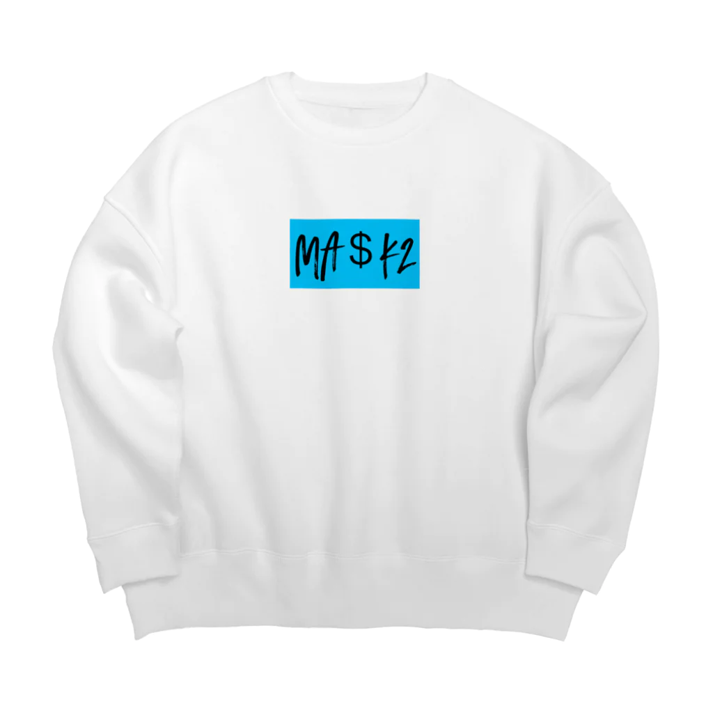 MA＄K2の空色 Big Crew Neck Sweatshirt