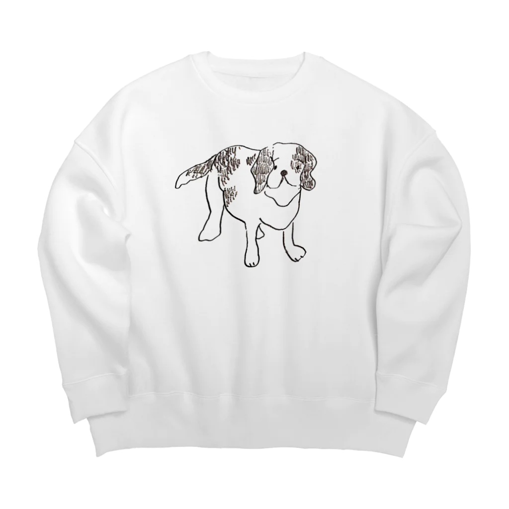 みみのラブリーめっちゃんん Big Crew Neck Sweatshirt