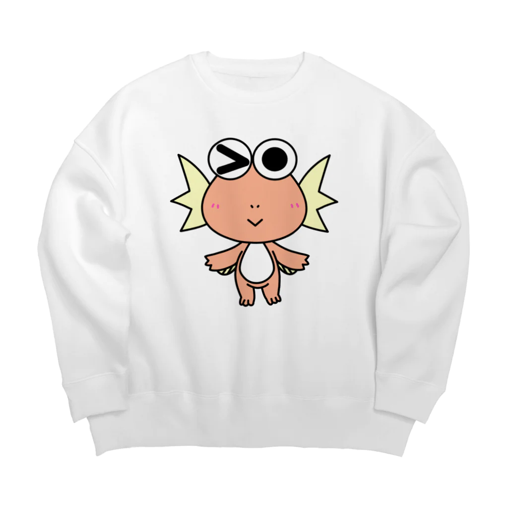 kazukiboxの半魚人 Big Crew Neck Sweatshirt