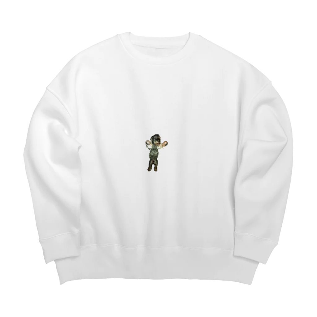 chaxxの雪まみれあらし Big Crew Neck Sweatshirt