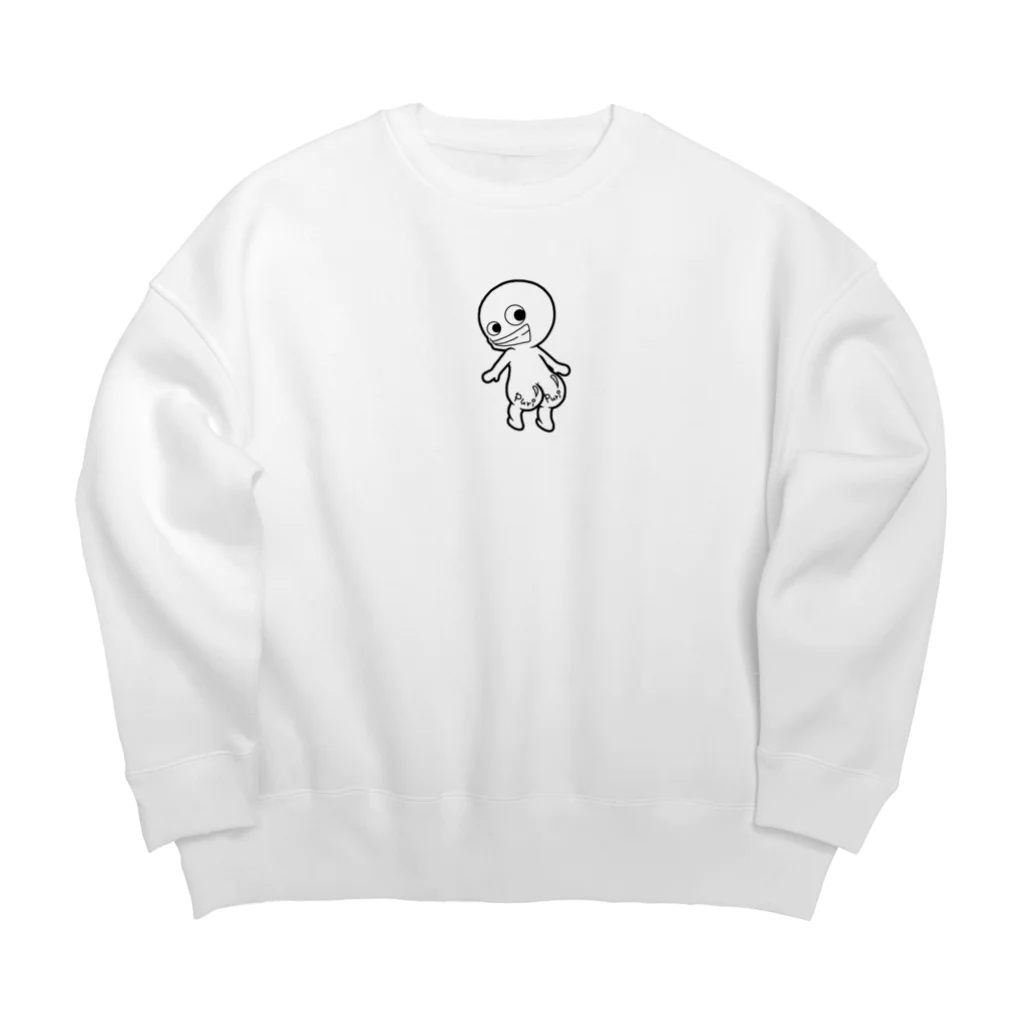 JASMINEのプリケツ君 Big Crew Neck Sweatshirt