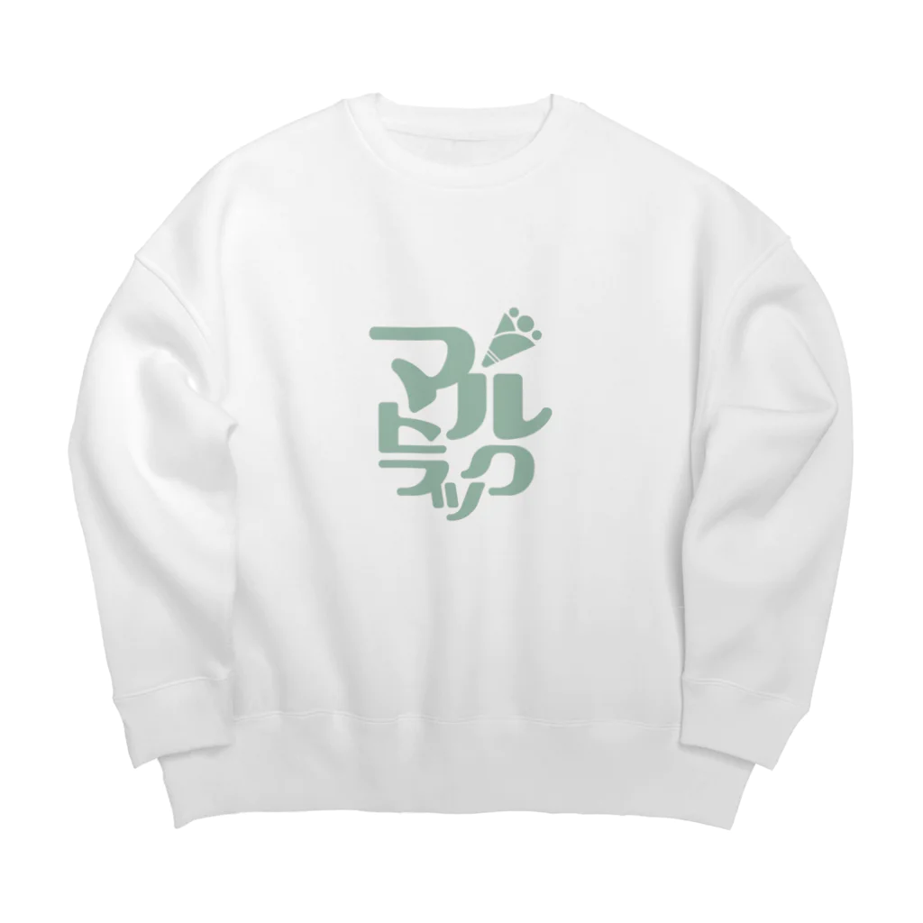 marutruckのまるとらっくぶんぶん Big Crew Neck Sweatshirt