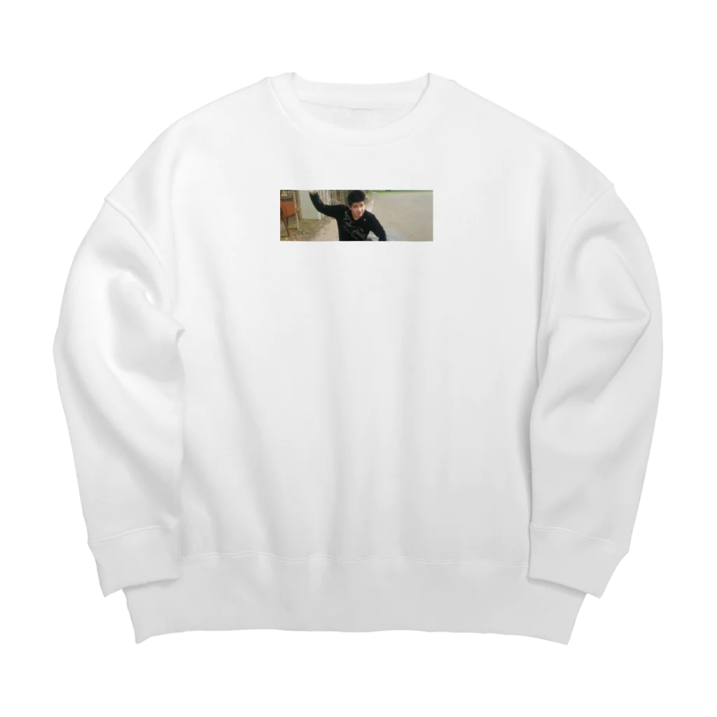 djkitouのおつむボーイ Big Crew Neck Sweatshirt