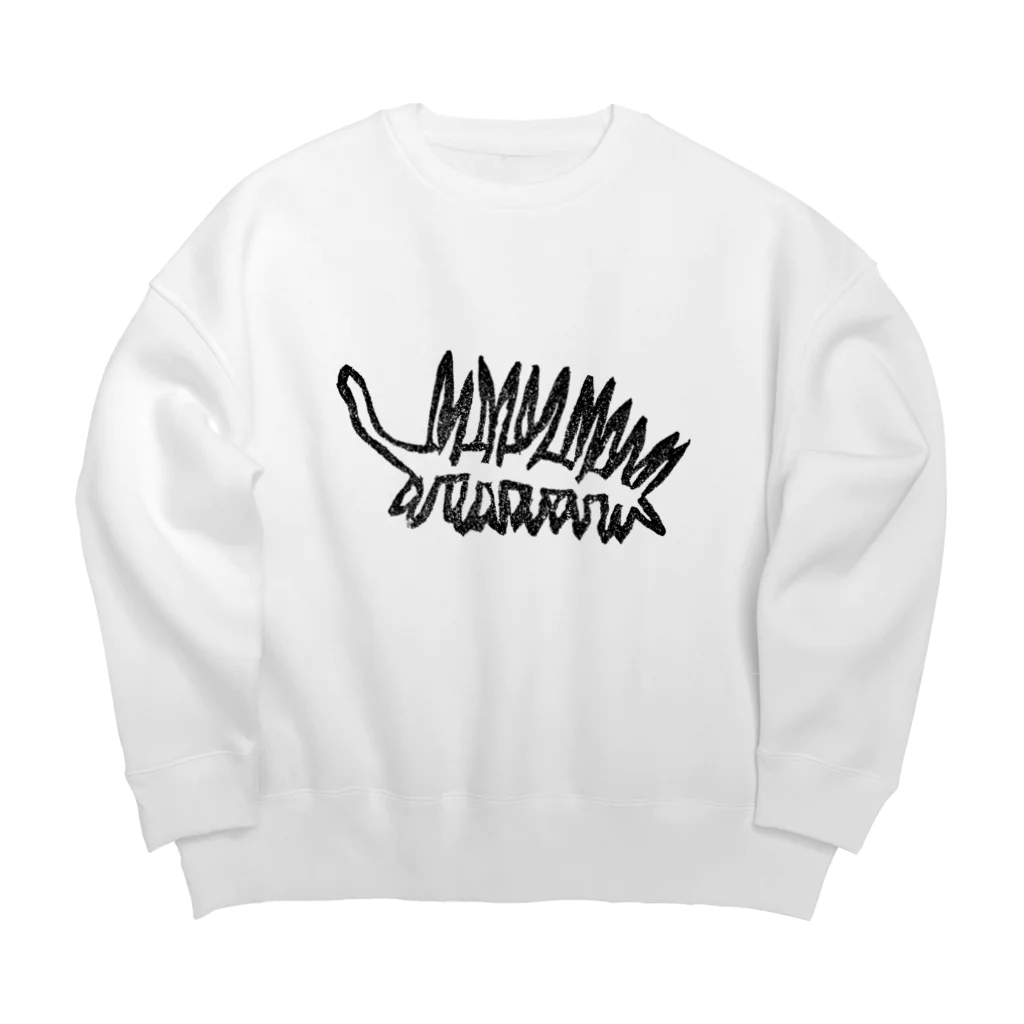 はんこや　のののハルキゲニア Big Crew Neck Sweatshirt