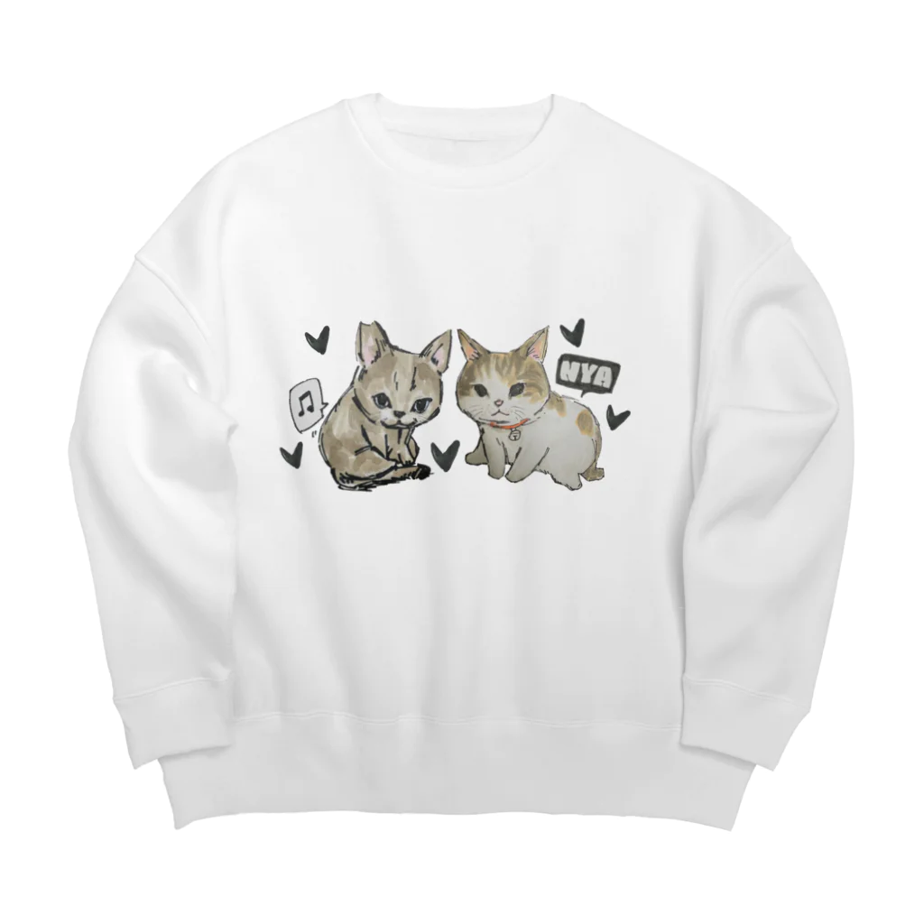 ICE BEANSのチコサリーちゃん Big Crew Neck Sweatshirt