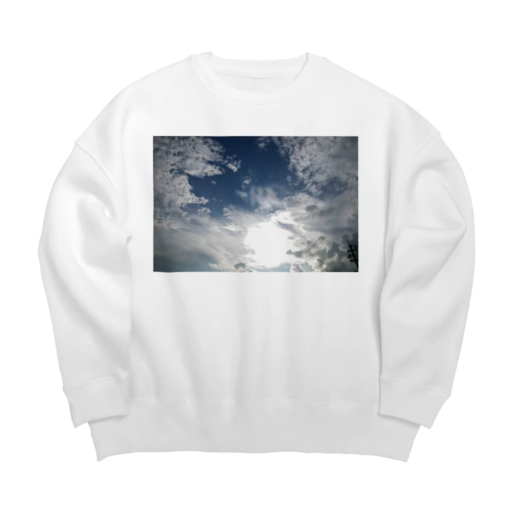 はるぽんの高知の空 Big Crew Neck Sweatshirt