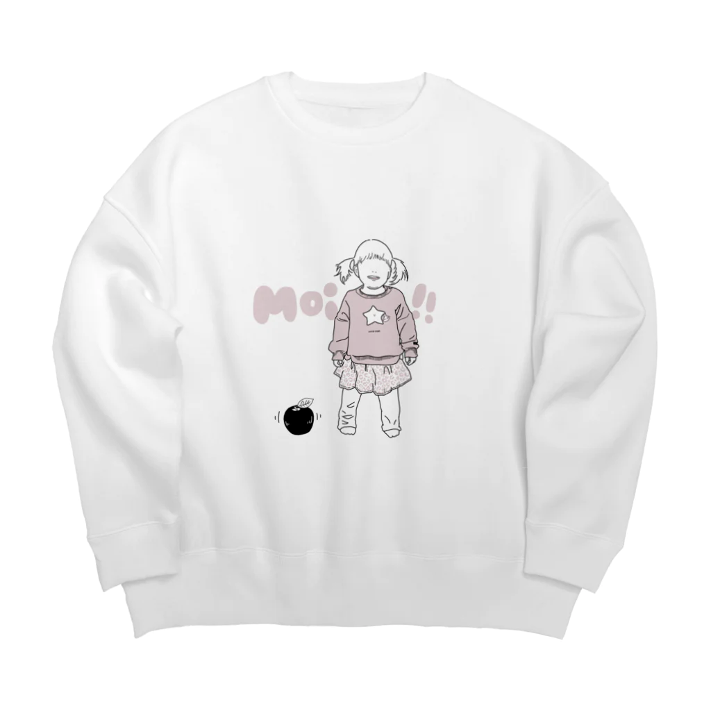 にゃー︎︎のもいもいちゃん Big Crew Neck Sweatshirt