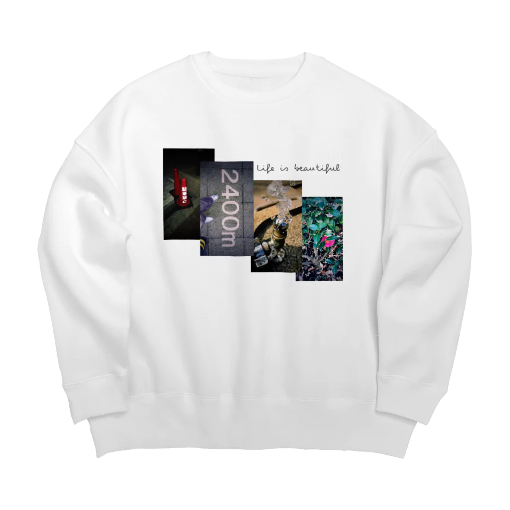 がらぱごす神社の素晴らしきは日常 Big Crew Neck Sweatshirt