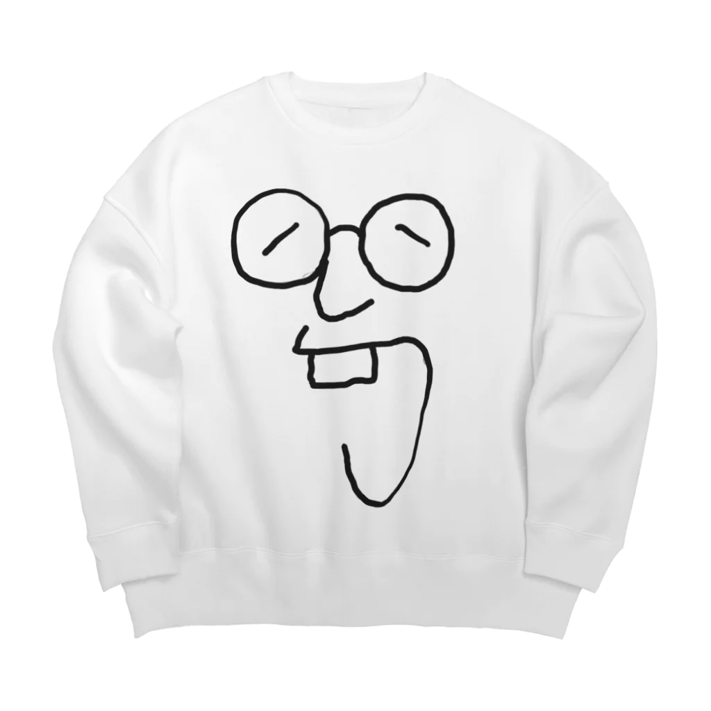 Яeのメガネ Big Crew Neck Sweatshirt