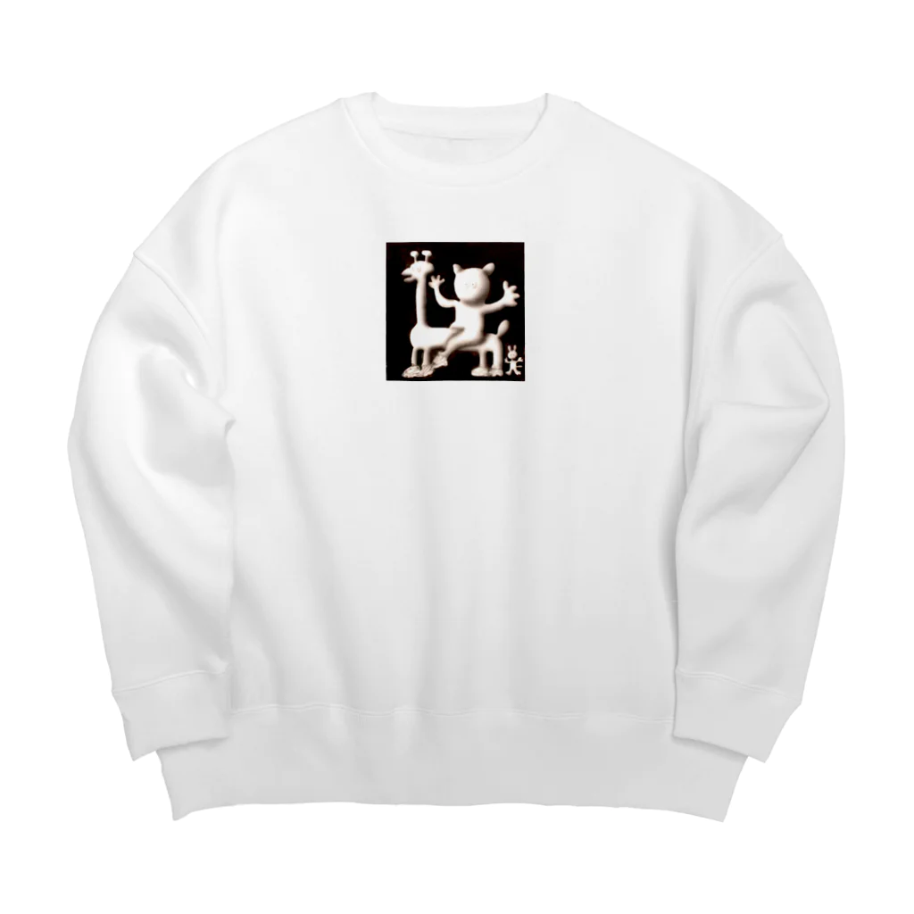 ワクワクヒロアキの驚き Big Crew Neck Sweatshirt