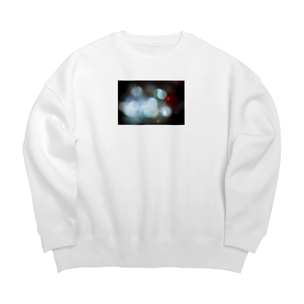 asayanの街の灯 Big Crew Neck Sweatshirt