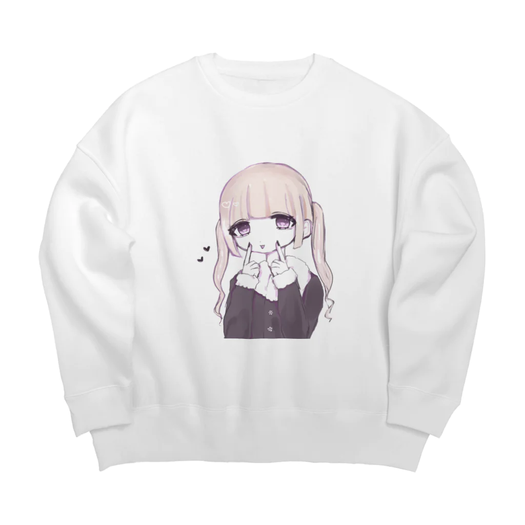 🍓🥛イチジク浣腸🐰🧠の量産型ちゃん Big Crew Neck Sweatshirt